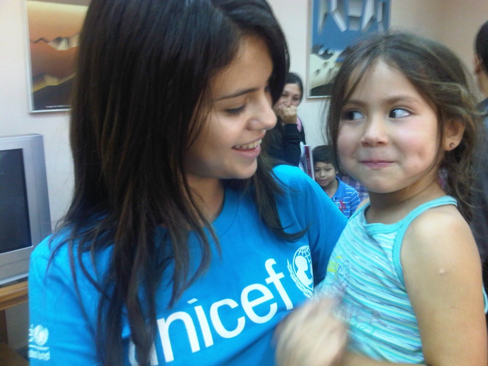 Selena Gomez na UNICEF